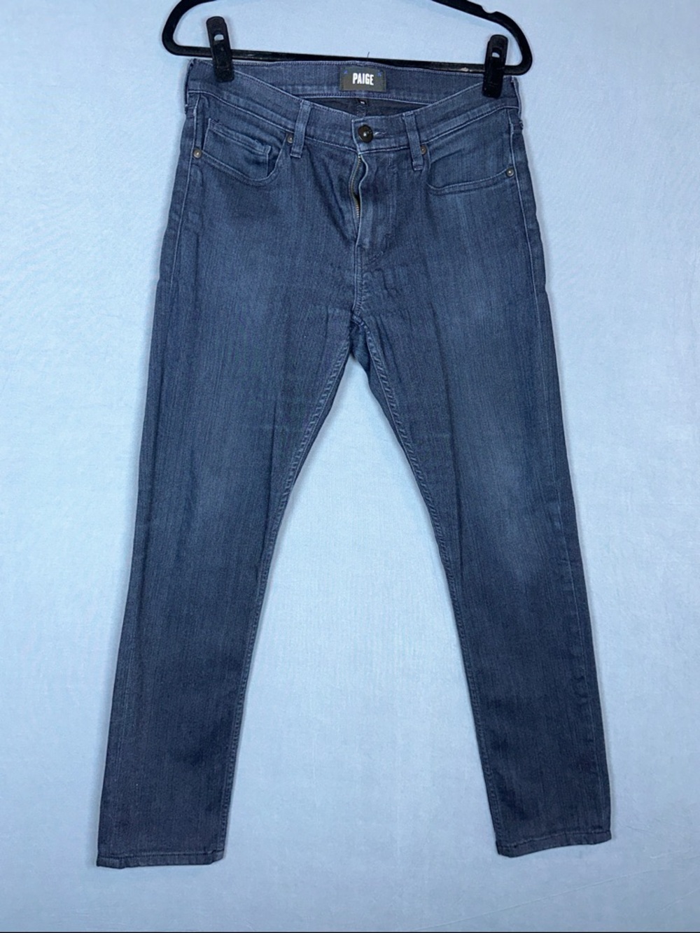 PAIGE Croft Mens Jeans 32 Blue Slim Skinny Stretch Denim